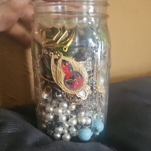 Elegant Large Mystery Jewelry Jar